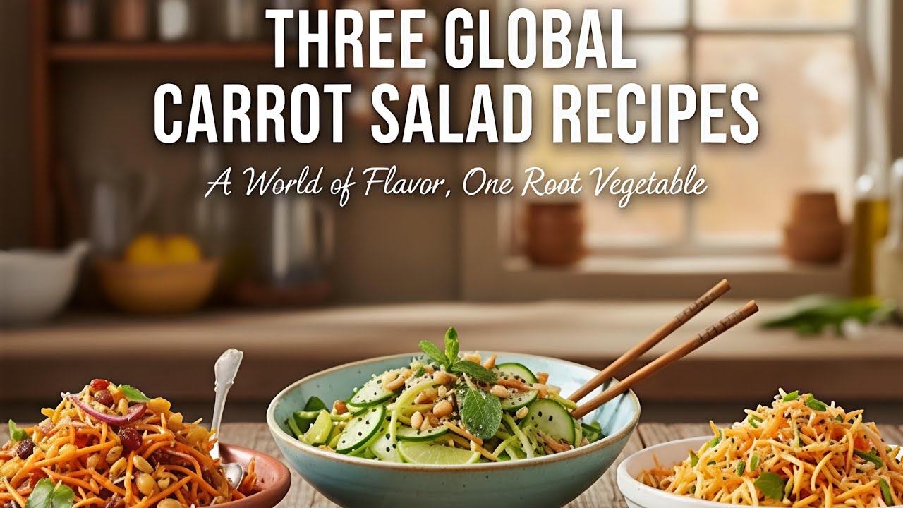 Global Carrot Salad Tour: French Bistros to Korean Tables
